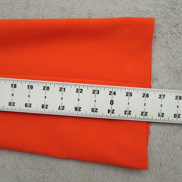 Nine West Pants Women's Size 2 Orange Mid-Rise Kick Flare 26" Inseam Stretch - Picture 4 of 16